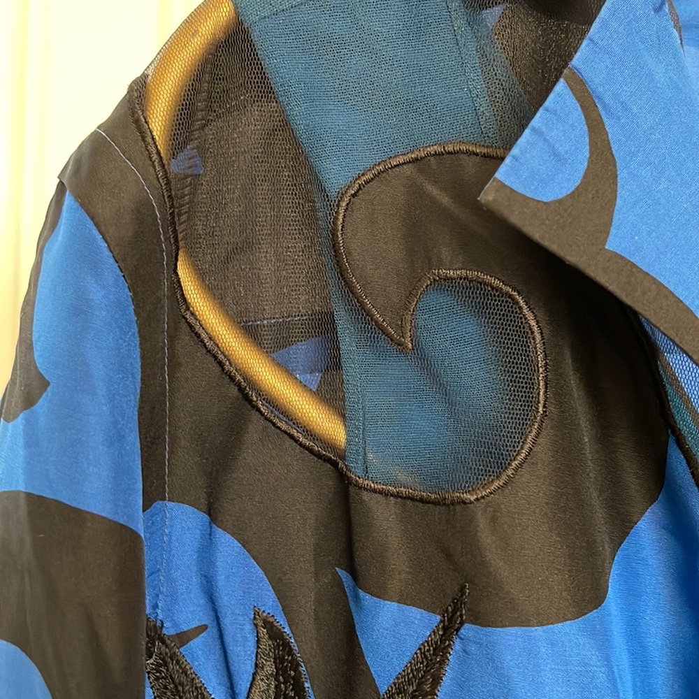 Gianfranco Ferre sheer bodysuit and matching silk blouse - Picture 10 of 13